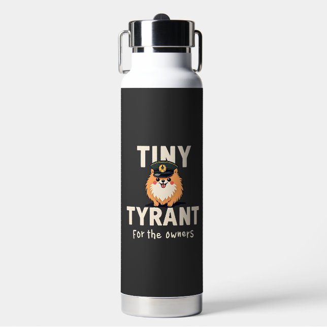 Tiny Tyrant Water Bottle (Front)