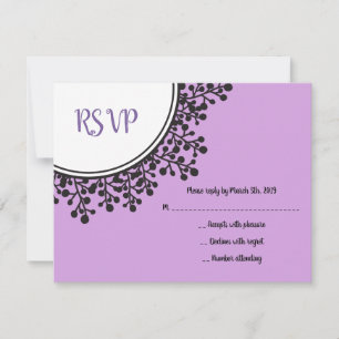 TINY VINES Circular Bat Mitzvah Invitation