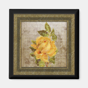 Tiny Vintage Floral Print 04 Magnet