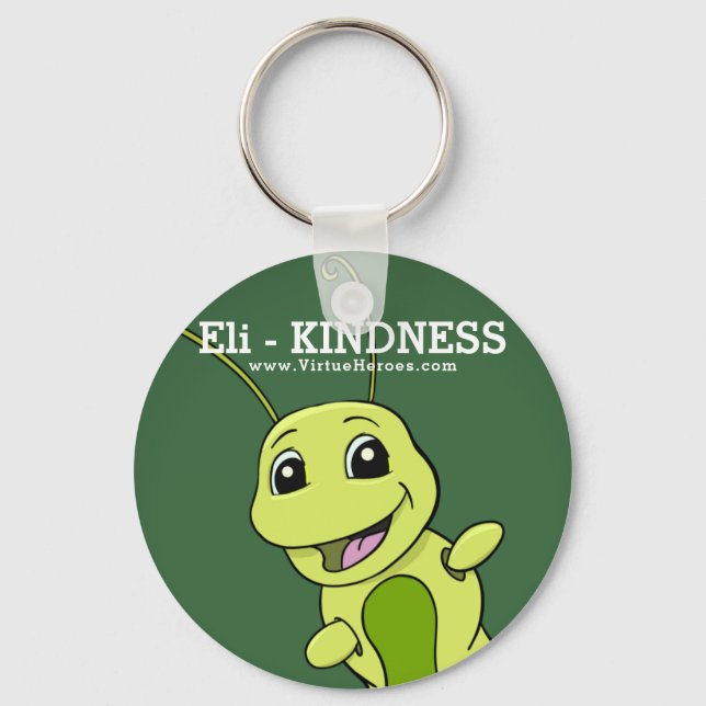 Tiny Virtue Heroes™ - Eli Key Chain (Front)