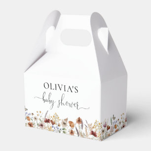 Tiny Wildflower Baby Shower Favour Box