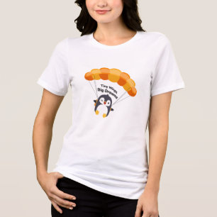 Tiny Wings, Big Dreams Penguin T-Shirt Tri-Blend Shirt