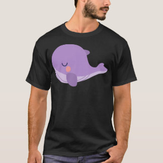 Tinytan Purple Whale Plush T-Shirt