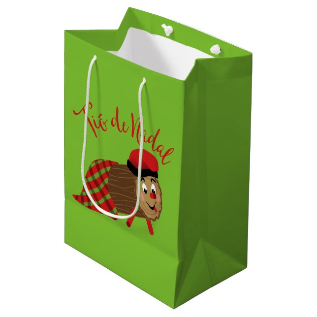 Tio De Nadal Gift Bag (Front Angled)