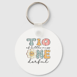 Tio Of Little Miss Onederful 1st Birthday Girl Dai Key Ring