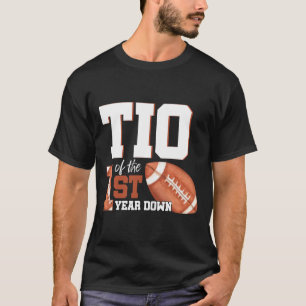 Tio Of The 1 Year Old Birthday Football 1st Year D T-Shirt