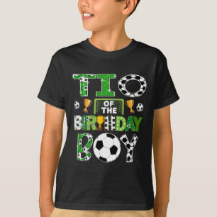 Tio Of The Birthday Boy Soccer Player Game Day T-Shirt