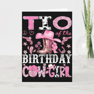 Tio Of The Birthday Cow-girl Nk Disco Rodeo Tio  Card