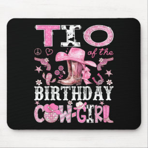 Tio Of The Birthday Cow-girl Nk Disco Rodeo Tio  Mouse Pad