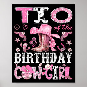 Tio Of The Birthday Cow-girl Nk Disco Rodeo Tio Poster