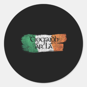Tiocfaidh Ar La Vintage Ireland Irish Republican F Classic Round Sticker