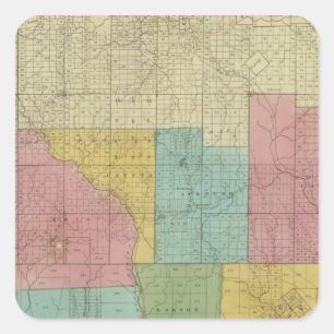 Tioga County Square Sticker