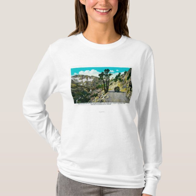 Tioga Road High Sierra between Tahoe and Yosemit T-Shirt (Front)