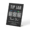 Tip Jar Venmo Paypal Cashapp QR Codes Black