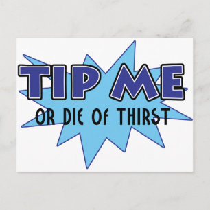 Tip Me.... Postcard
