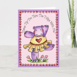Tip Toe - Greeting Card