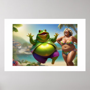 "Tip-Toe Through The Tulips, Janet!" Poster