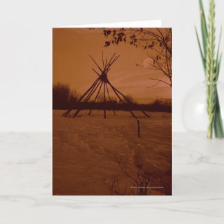 Tipi Frame Card