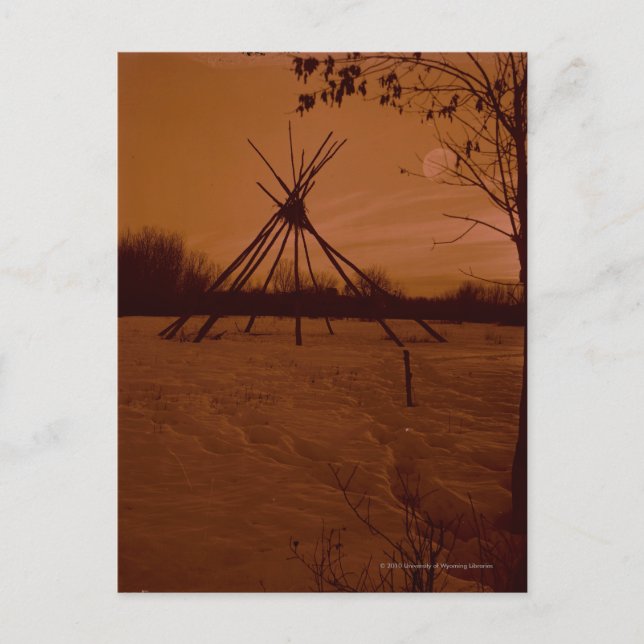 Tipi Frame Postcard (Front)