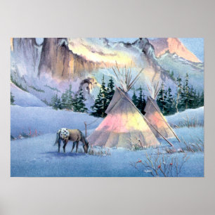 TIPI WINTER APPALOOSA by SHARON SHARPE Poster