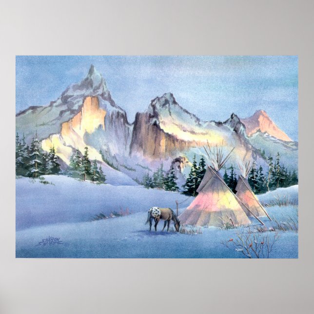 TIPI WINTER APPALOOSA by SHARON SHARPE Poster (Front)