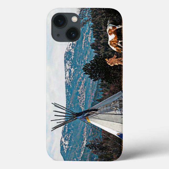 Tipi - Winter Camp Case-Mate iPhone Case (Back)