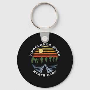 Tippecanoe River State Park Indiana Forest Camping Key Ring