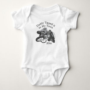 Tipped it Motorcycle Bike T-Shirt Baby Bodysuit