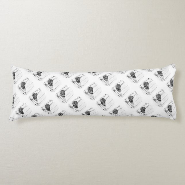 Tippler Shield Marked Pigeon Body Cushion (Front)