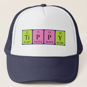 Tippy periodic table name hat