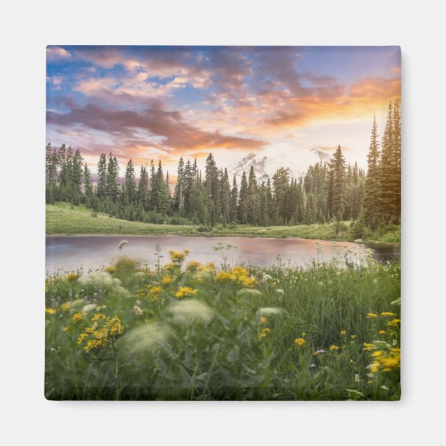 Tipsoo Lake of Mt.Rainier Magnet (Front)