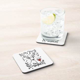 Tipsy and Bright Deer Coaster
