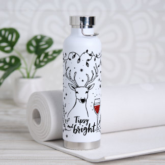 Tipsy and Bright Deer Water Bottle