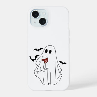 Tipsy Ghost with Bats – Halloween Wine Lover Case