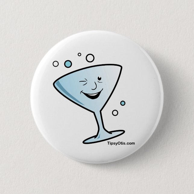 Tipsy Otis button!! 6 Cm Round Badge (Front)