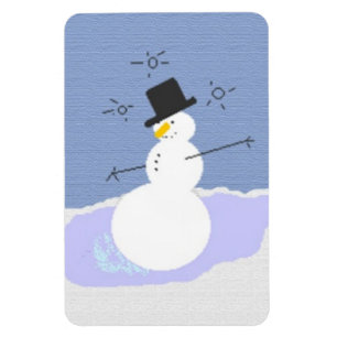 Tipsy the Snowman Magnet