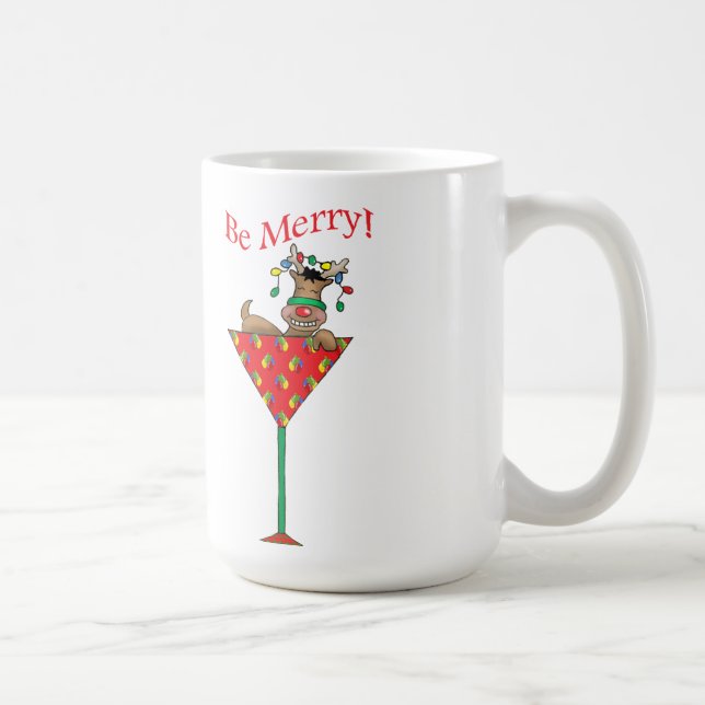 Tipsy-tini's reindeer coffee mug (Right)