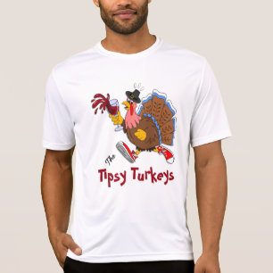 Tipsy Turkey (Wine) - SS Sport-Tek T-Shirt