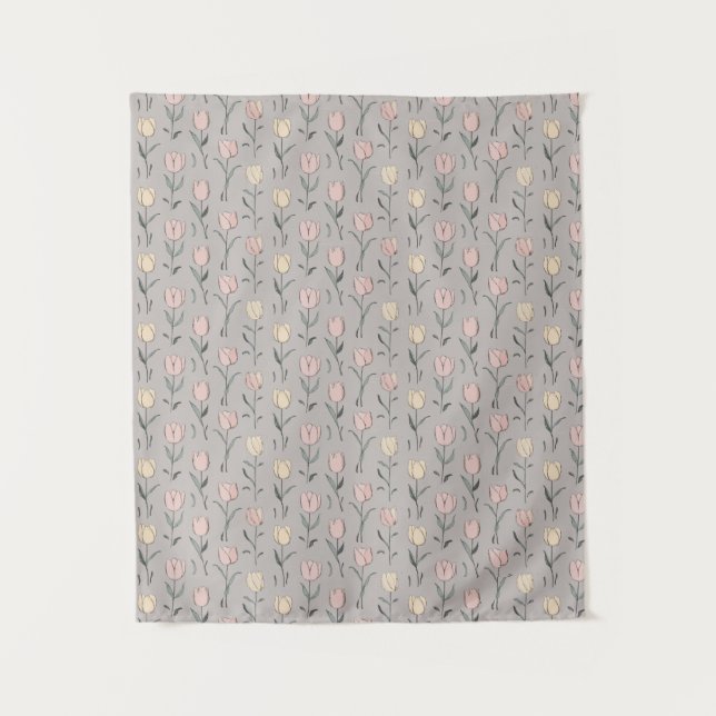 "Tiptoe Through Tulips" Tapestry (Front)