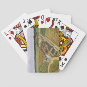 Tiptree Hall and Farm, Essex, c.1850-60 (oil on ca Playing Cards
