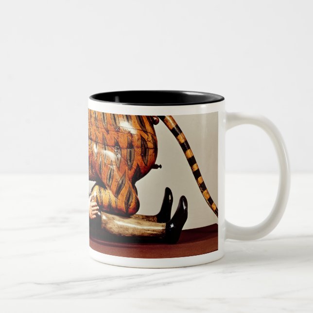 Tipu's Tiger, c.1790 (wood) Two-Tone Coffee Mug (Right)