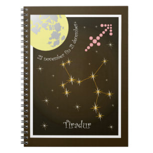 Tiradur 23 november fin 21 december Notizheft Spiral Notebook
