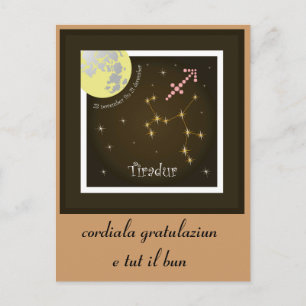 Tiradur 23 november fin 21 december Postkarte Postcard