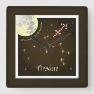 Tiradur 23 November fin 21 december Square Wall Clock