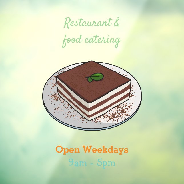 Tiramisu cake cartoon illustration (Sheet 3)