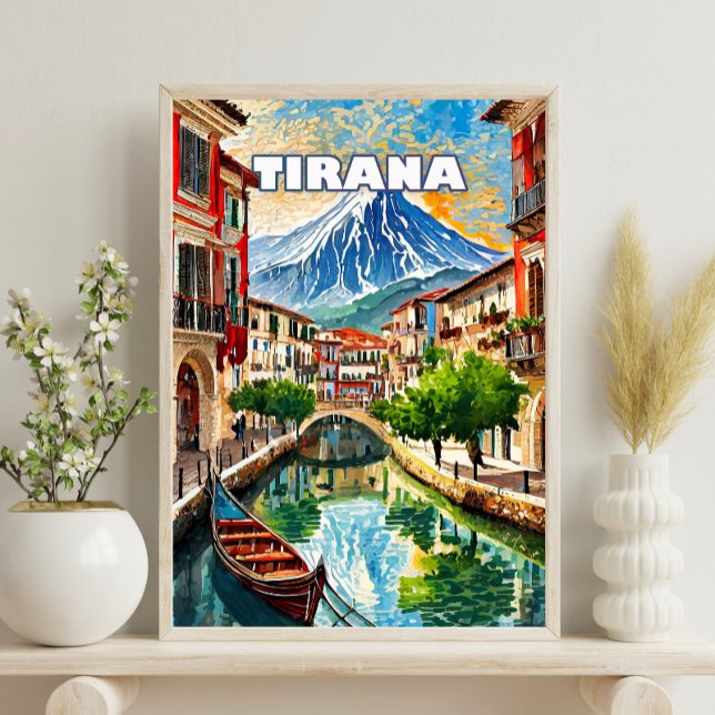 Tirana blossoms, jewel of the Balkans Poster (Creator Uploaded)