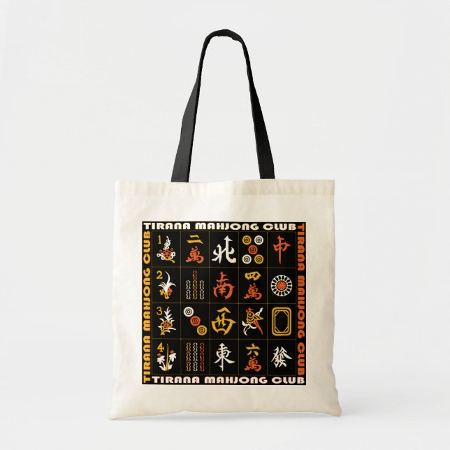 Tirana MahJong Club Tote Bag (Front)