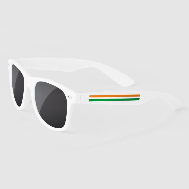 "Tiranga Jhanda" Indian Tricolour Flag  Sunglasses (Left)