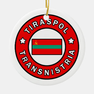 Tiraspol Transnistria Ceramic Tree Decoration
