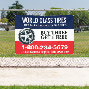 Tire Professionals Sales & Service Banner Custom